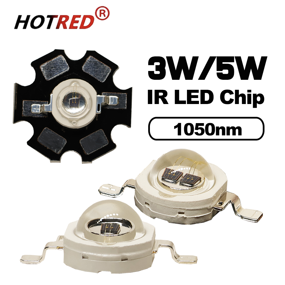 Industrial Laser Diode - 1-10pcs IR LED 3W 5W 1050nm
