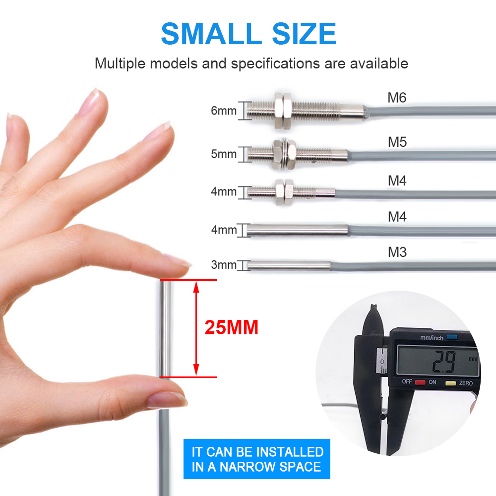 AUCHTE M4 M5 M6 1/1.5mm Induct - Limit Switch Cnc avaliação e preço