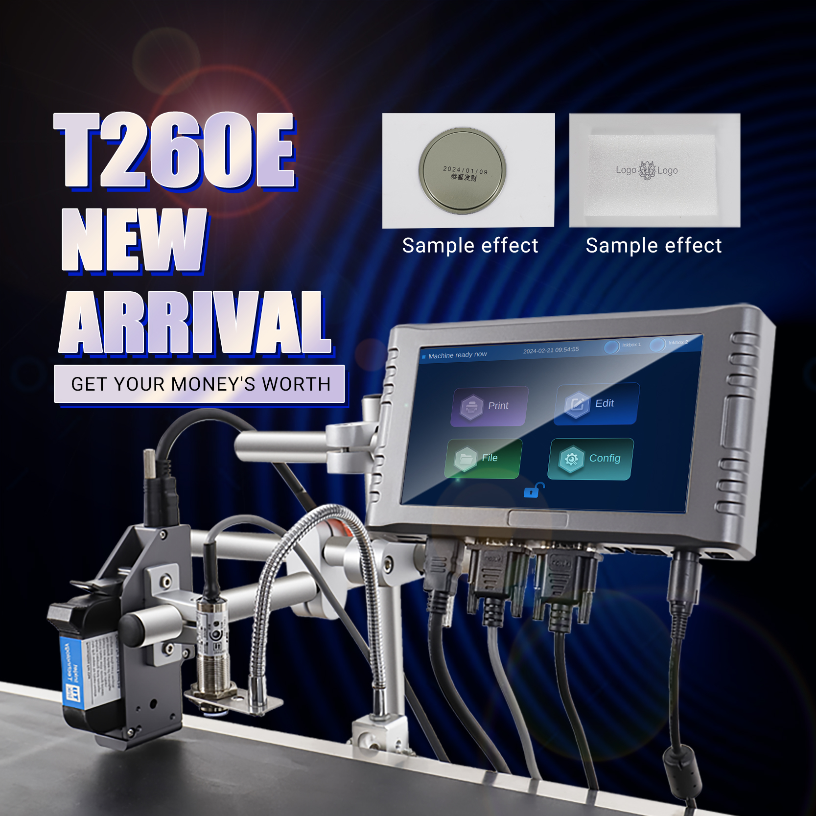 Newest OEM/ODM T260E Affordabl - Industrial Print & Laser Inc avaliação e preço