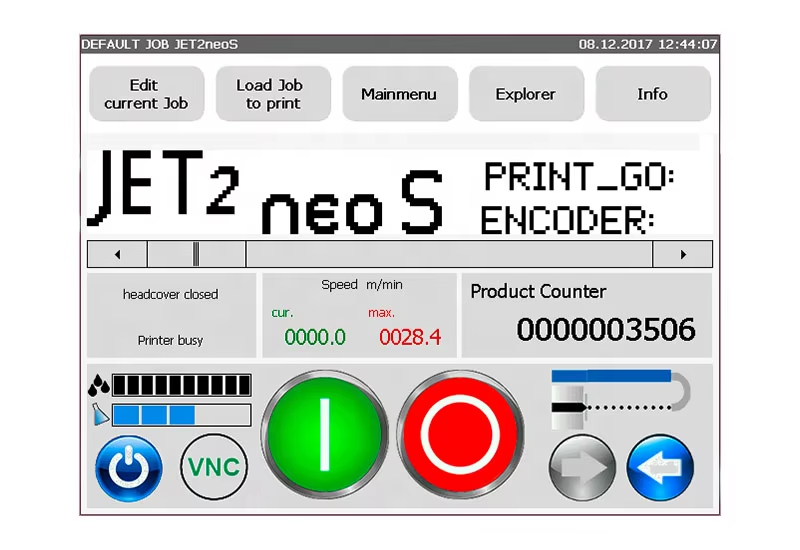 Leibinger JET2neoS Continuous  - Industrial Print & Laser Inc avaliação e preço