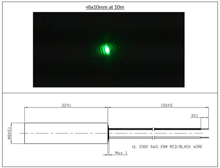 D8x32mm Low Operating Temperat - Industrial Laser Diode avaliação e preço