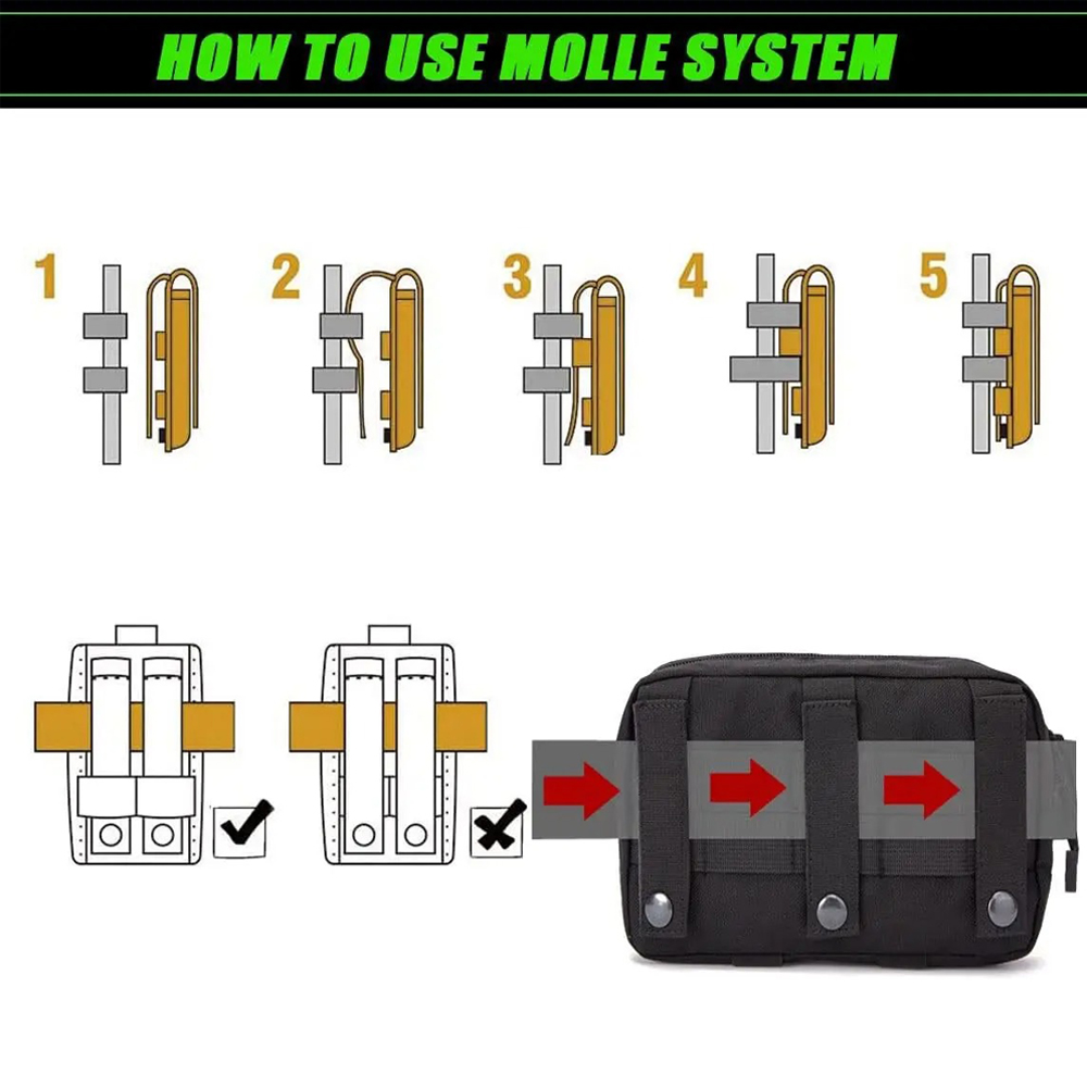 1000D Nylon Laser Cut Molle Ad - Industrial Laser Tool avaliação e preço