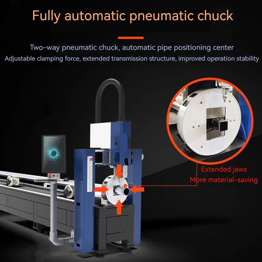 Metal Tube Fiber Laser Cutting - Industrial Laser Metal Cutting Machine avaliação e preço