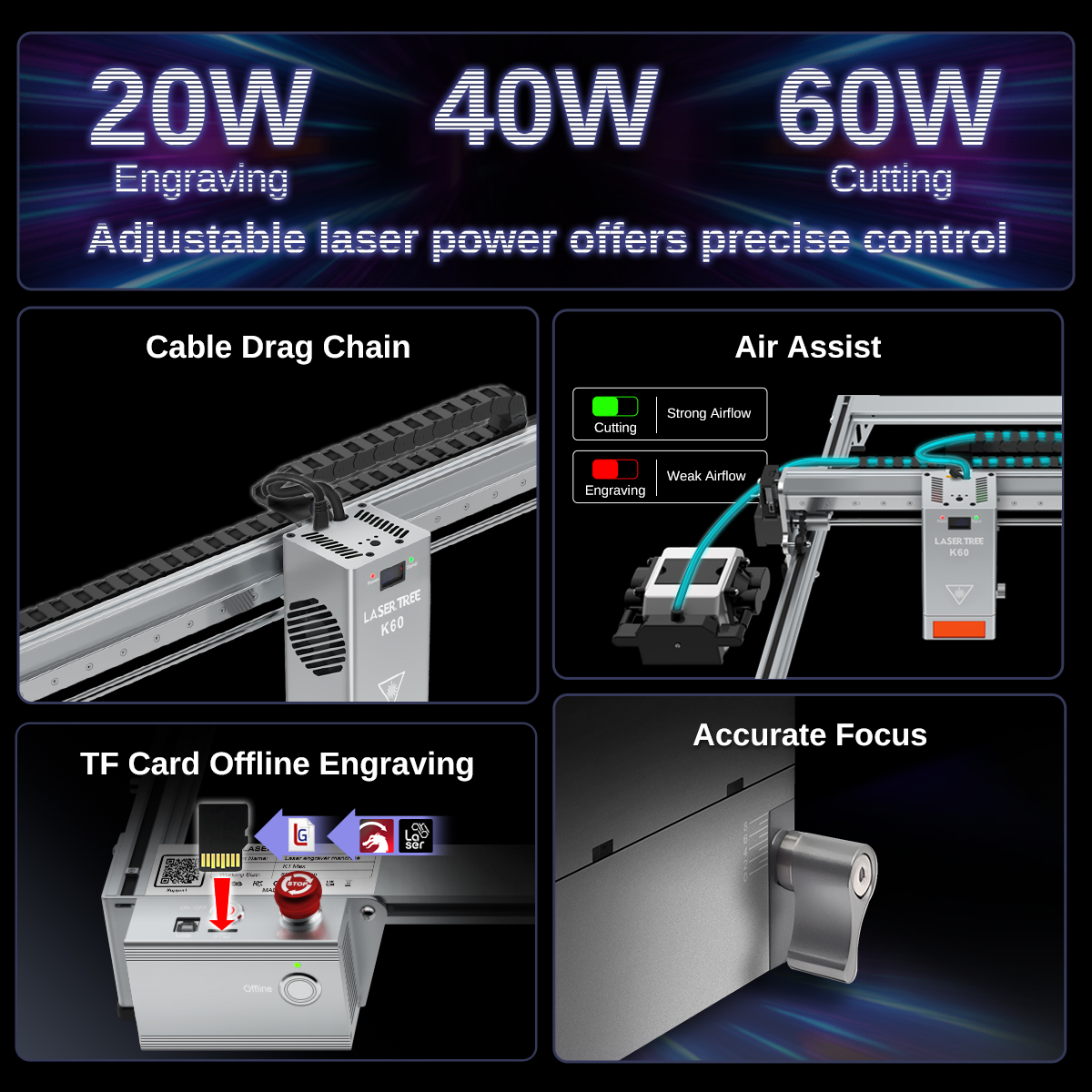 LASER TREE Laser Engraver with - Industrial Laser Tool avaliação e preço