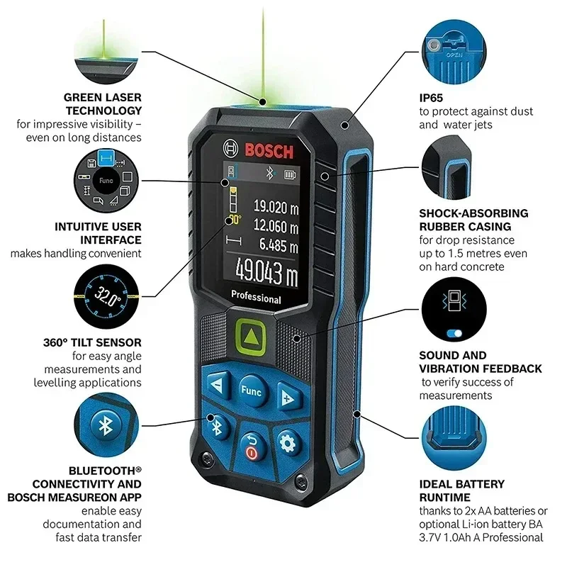 BOSCH GLM 50-27 CG Laser Range - Industrial Laser Drill avaliação e preço