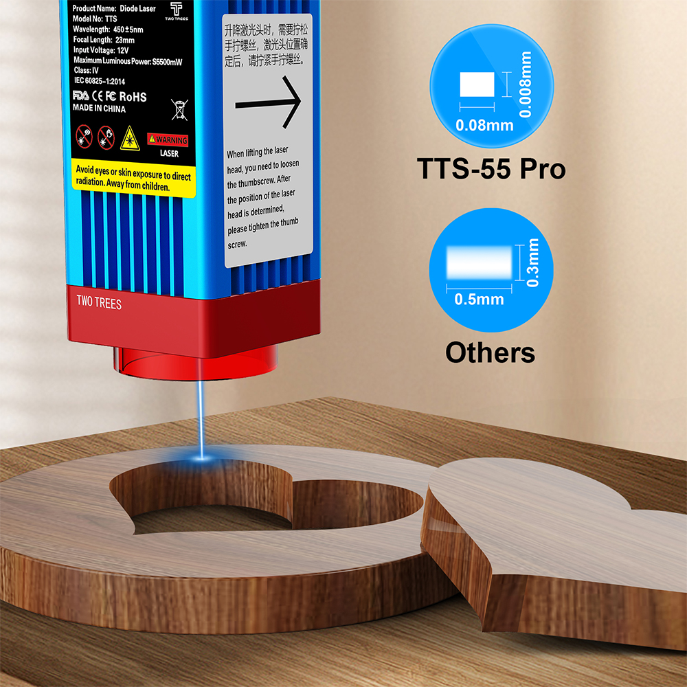 TwoTrees TTS-55 Pro/TTS-10 Pro - Industrial Laser Cutting avaliação e preço