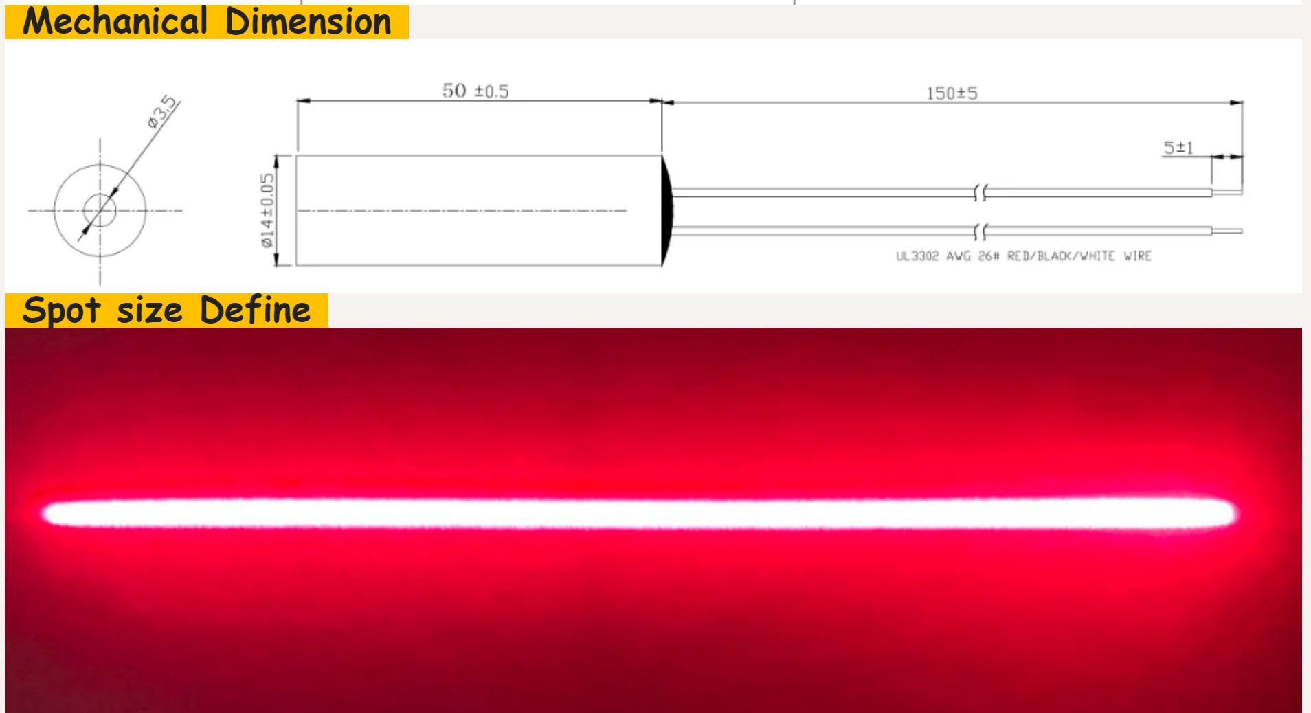 Compact Mini Red Line Laser Di - Industrial Laser Diode avaliação e preço