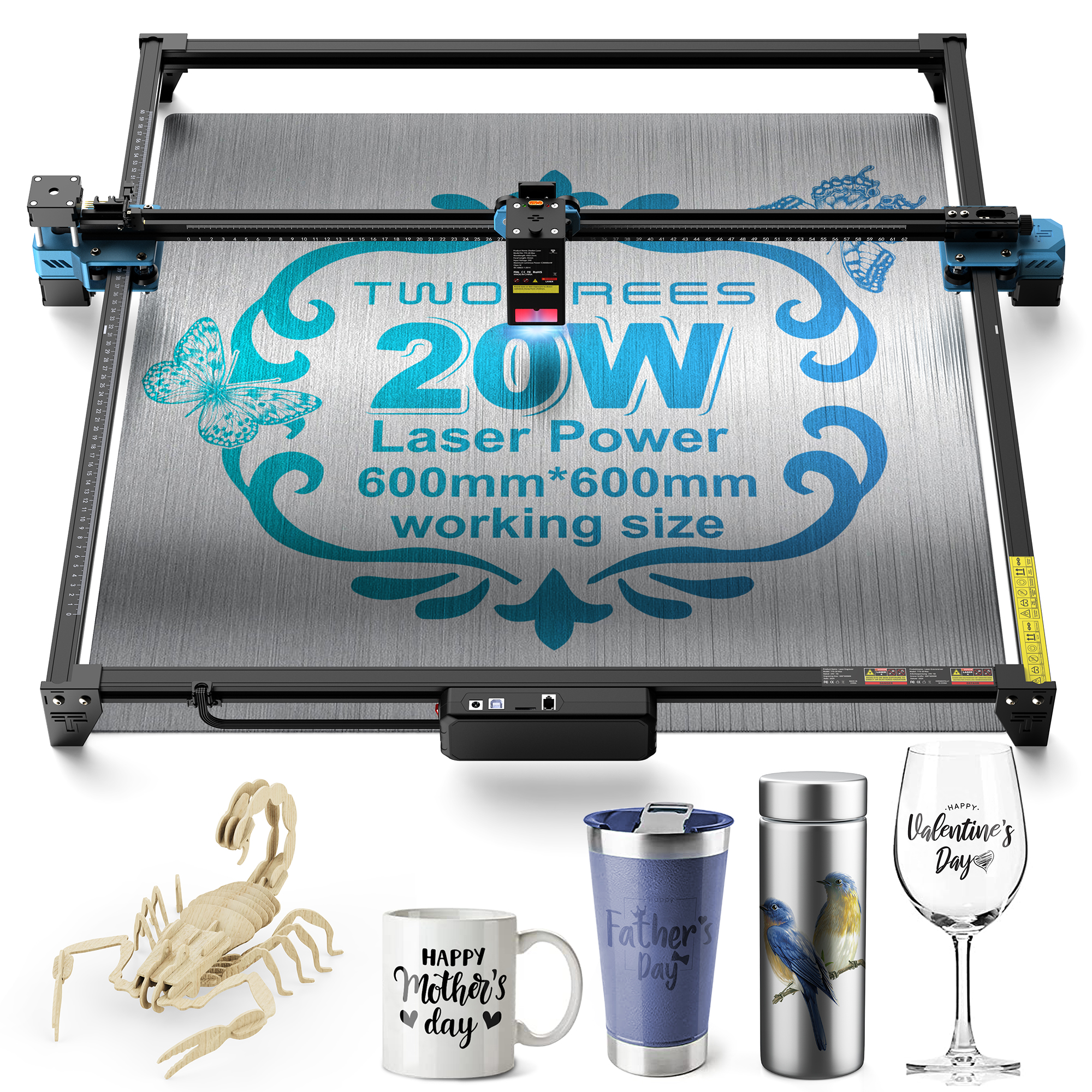 TWOTREES TTS-20 Max 20W Laser  - Industrial Laser Tool avaliação e preço
