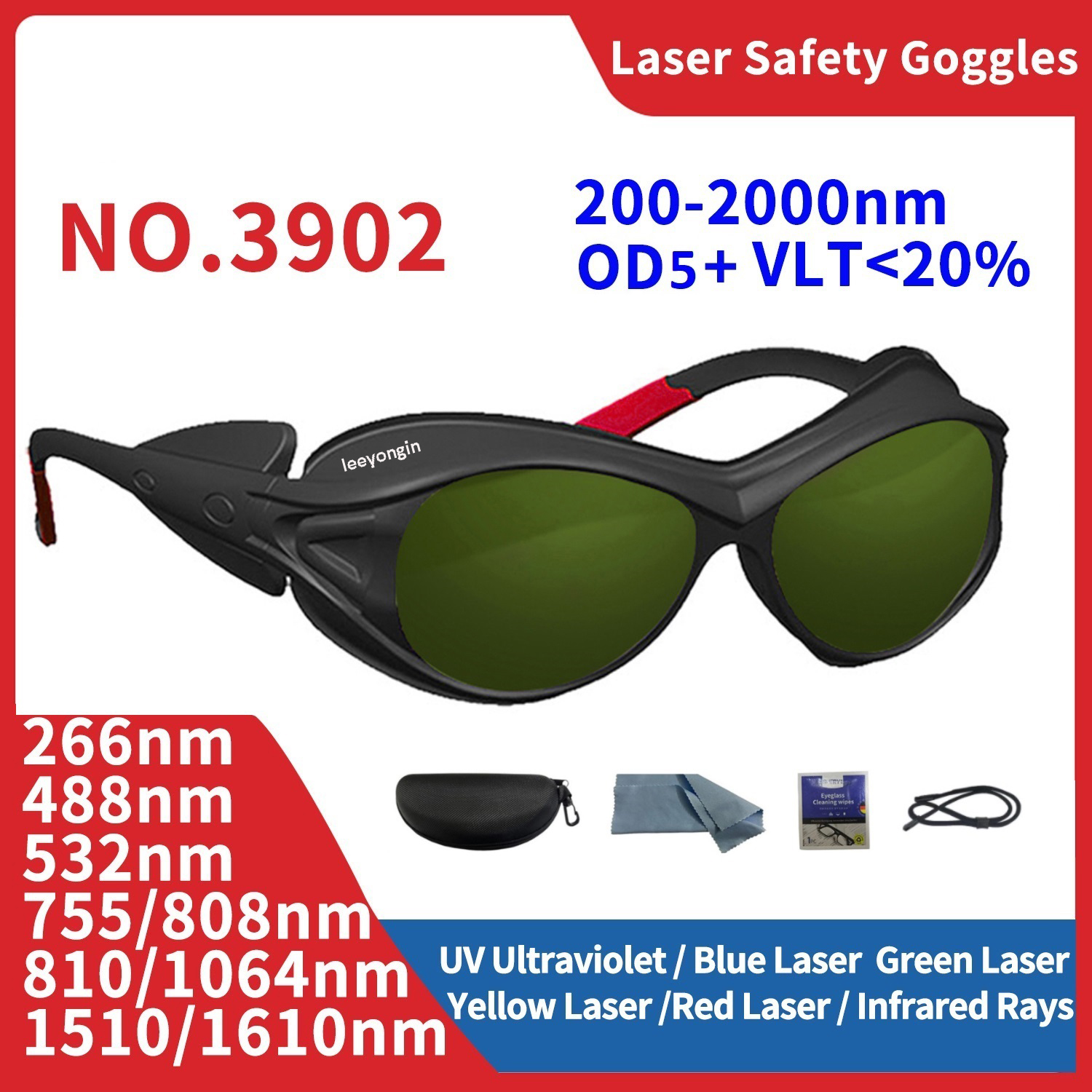 Laser Goggles All Wavelength 2 - Industrial Laser Hair Removal avaliação e preço