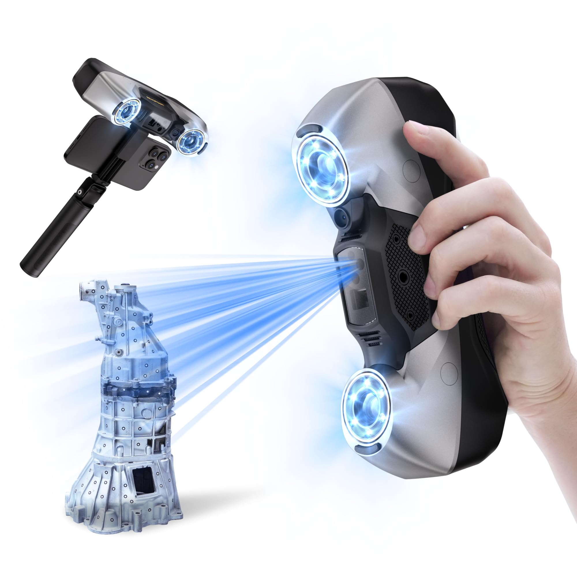 Revopoint MetroY Pro 3D Scanne - Industrial Laser Printing avaliação e preço
