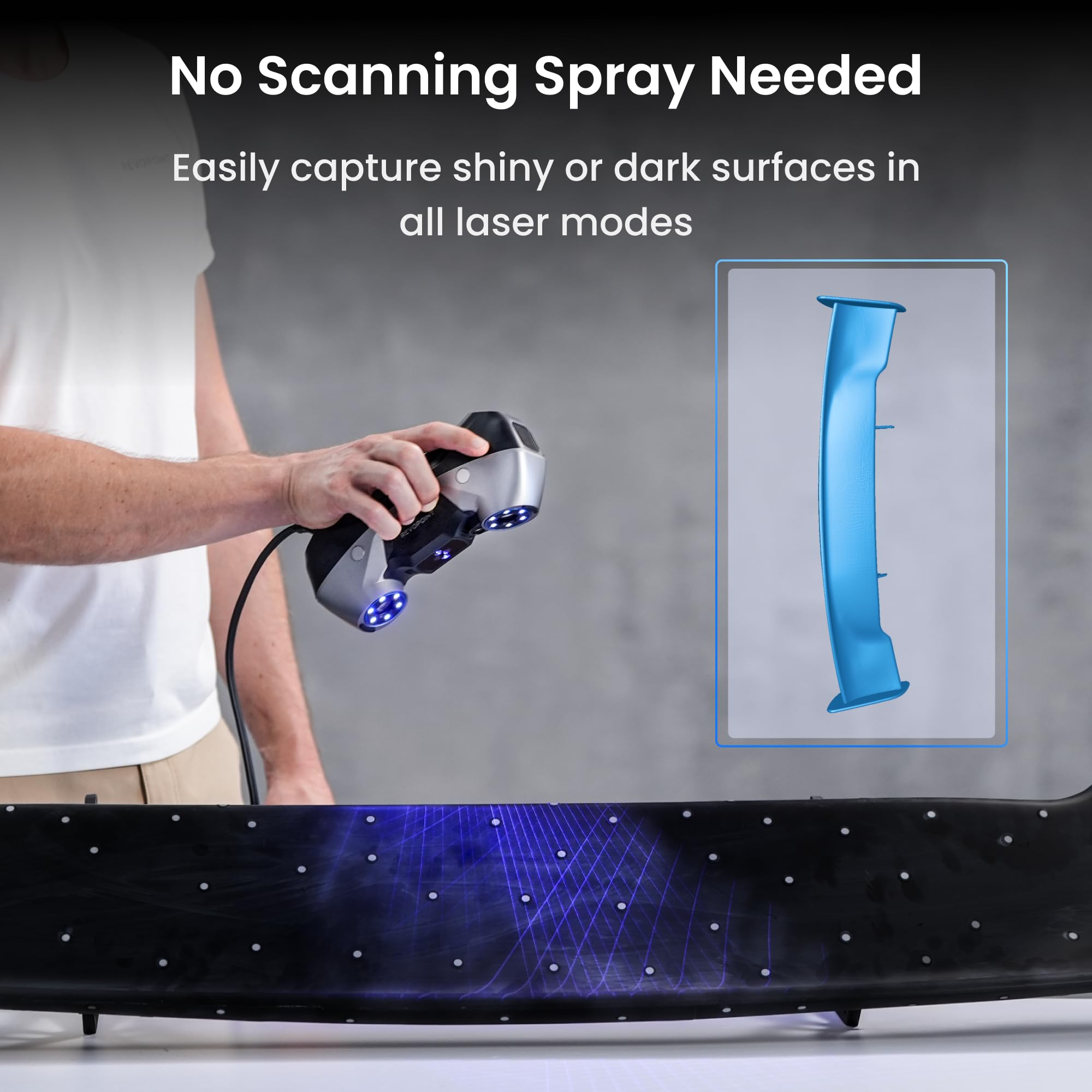 Revopoint MetroY Pro 3D Scanne - Industrial Laser Printing avaliação e preço