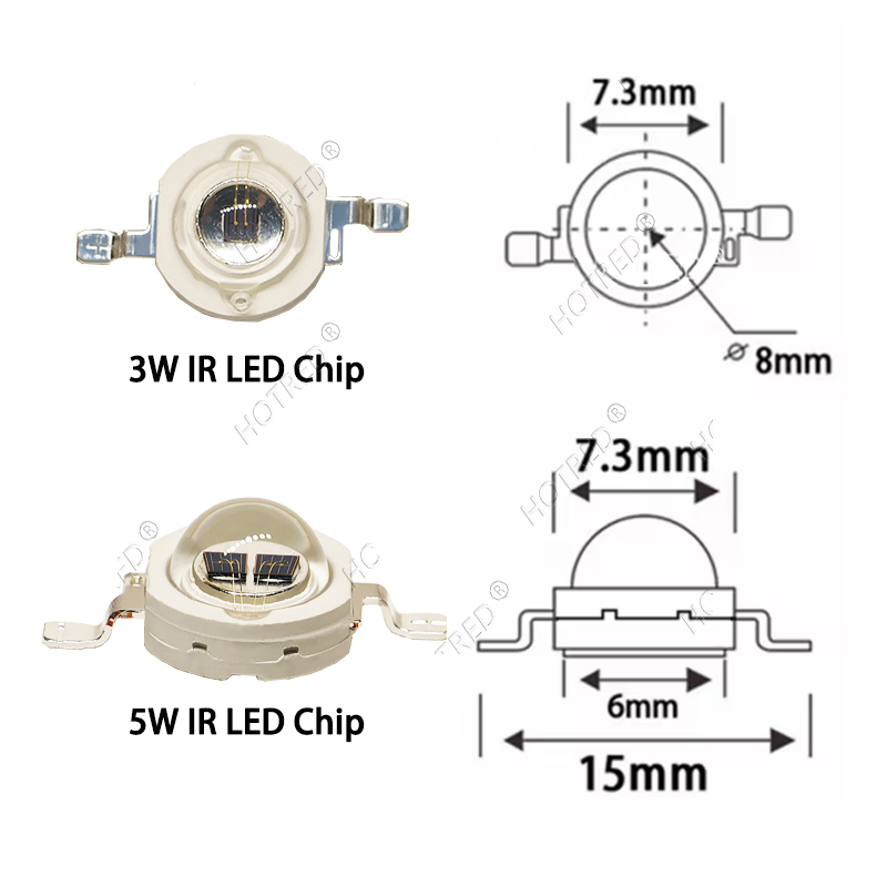 1-10pcs IR LED 3W 5W 1050nm Hi - Industrial Laser Diode avaliação e preço