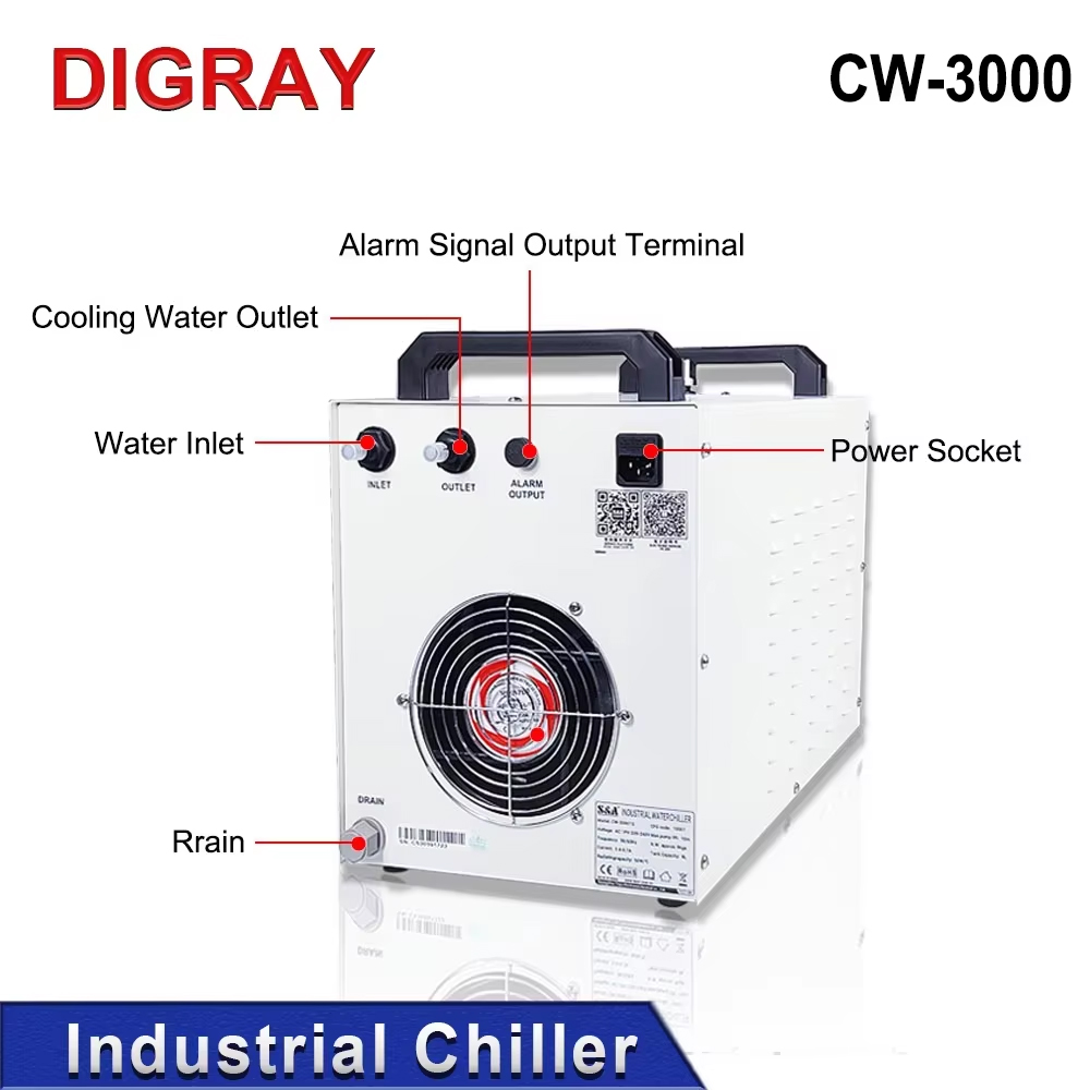 DIGRAY Industrial Chiller CW30 - Industrial Laser Cutting avaliação e preço